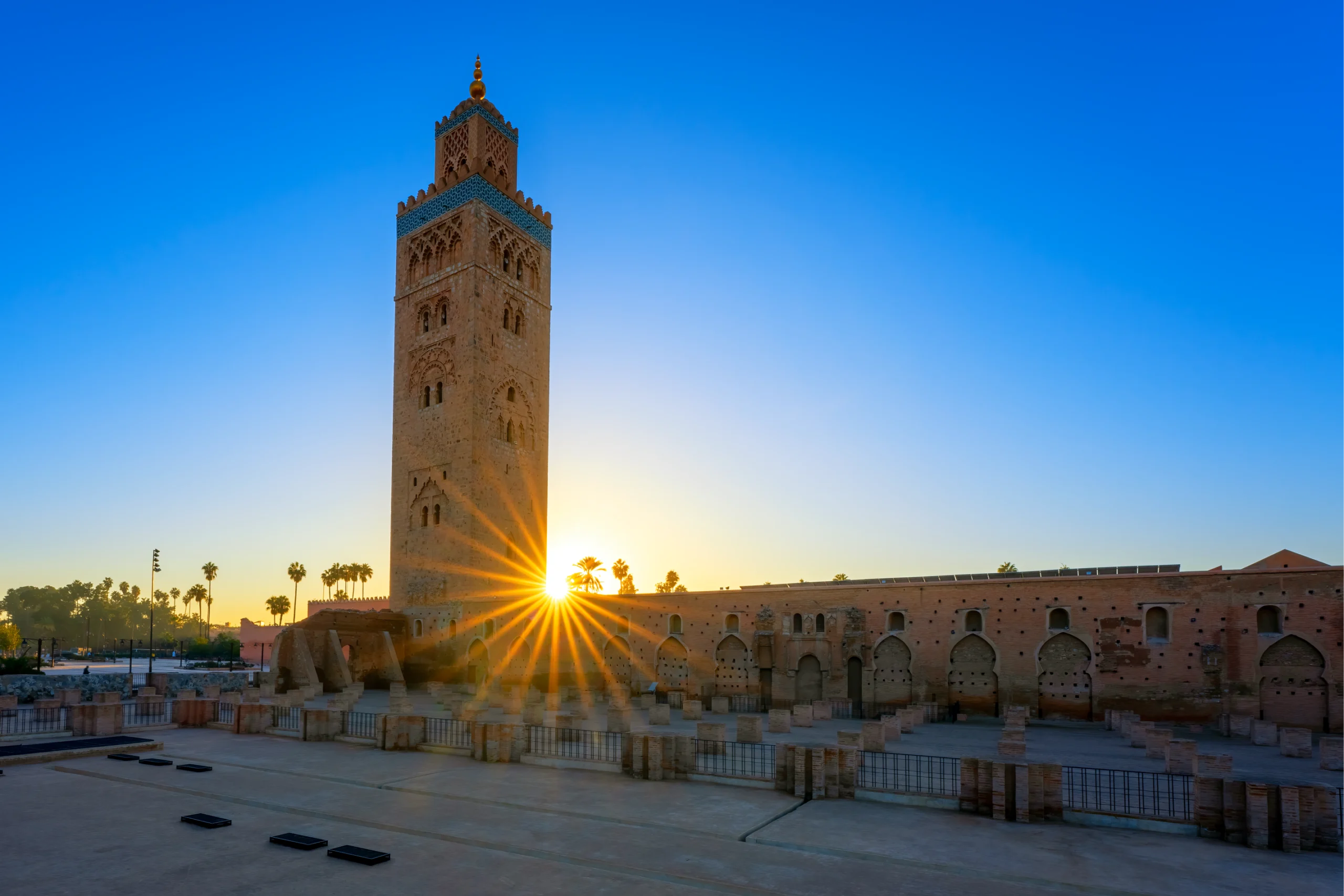 Buggy à la Palmeraie 1 famous koutoubia mosque marrakech scaled