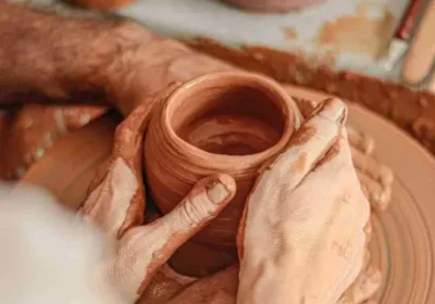Shooting romantique à la poterie